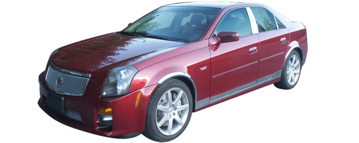 CADILLAC CTS 4dr QAA Stainless 2pcs Roof Insert RI43250 thumbnail 2