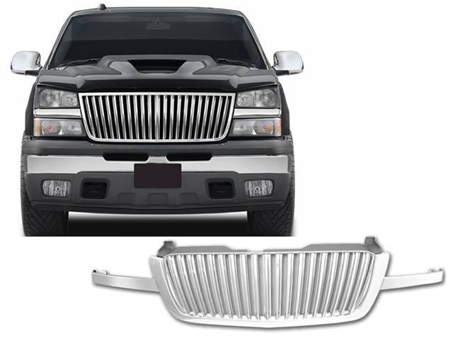 SILVERADO 2/4dr QAA Chrome ABS plastic 1pcs Grille Accent SGB43182