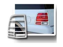 FORD EXPEDITION 4dr QAA Chrome ABS plastic 2pcs Tail Light Bezels TL43387
