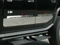 HUMMER H2 4dr QAA Stainless 4pcs Side Accent Trim HV43013