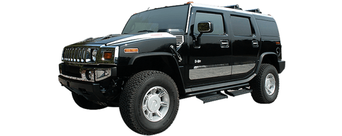 HUMMER H2 4dr QAA Stainless 7pcs Front Bumper Accent HV43009 thumbnail 3