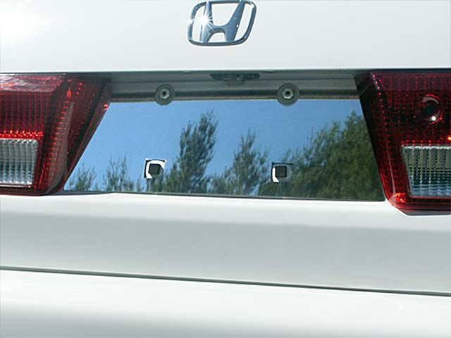 HONDA ACCORD 4dr QAA Stainless 1pcs License Plate Bezel LP23281