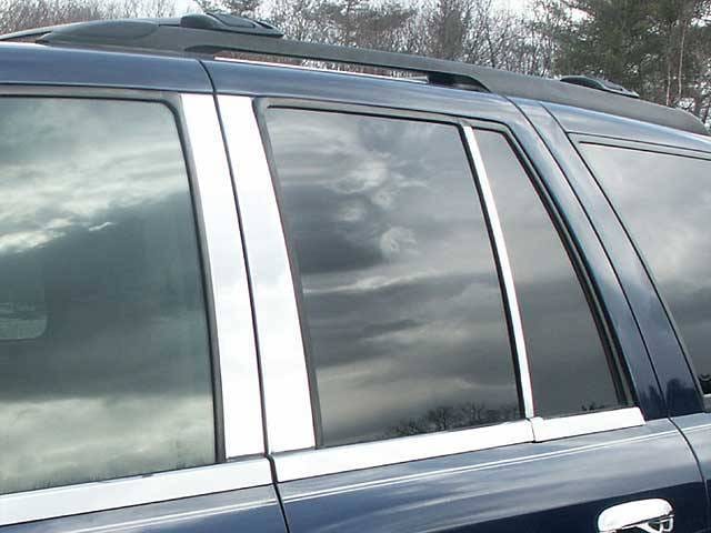 ISUZU ASCENDER 4dr QAA Stainless 6pcs Pillar Trim PP42294