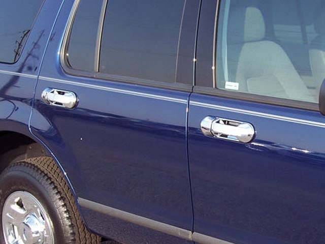 LINCOLN AVIATOR 4dr QAA Chrome ABS plastic 8pcs Door Handle Cover DH43330