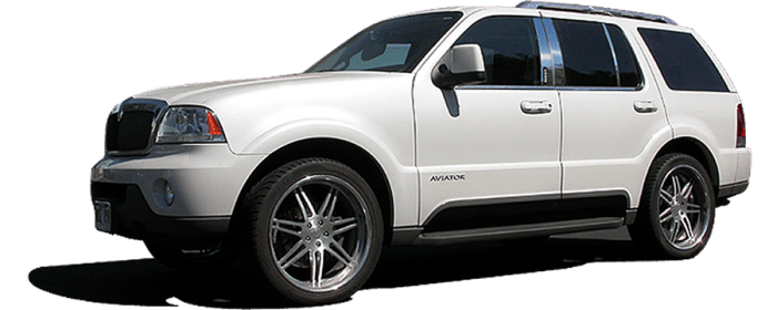 LINCOLN AVIATOR 4dr QAA Chrome ABS plastic 8pcs Door Handle Cover DH43330 thumbnail 2