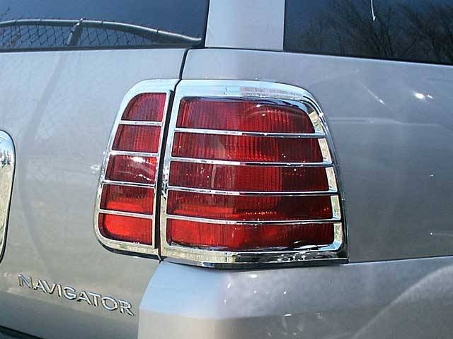NAVIGATOR 4dr QAA Chrome ABS plastic 4pcs Tail Light Bezels TL43655