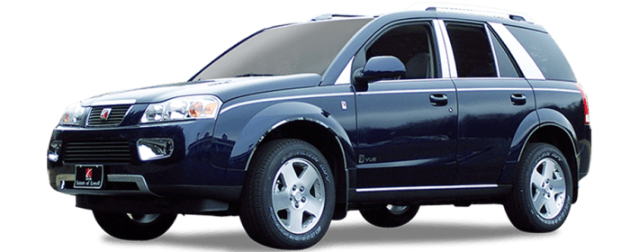 SATURN VUE 4dr QAA Stainless 6pcs Pillar Trim PP43441 thumbnail 3