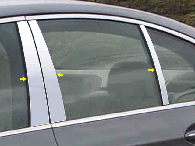 BMW 5 SERIES 4dr QAA Stainless 6pcs Pillar Trim PP25931