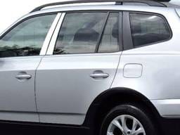 BMW X3 4dr QAA Stainless 4pcs Pillar Trim PP25940