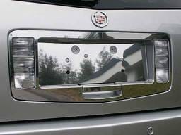 CADILLAC SRX 4dr QAA Stainless 3pcs License Plate Surround LPS44260