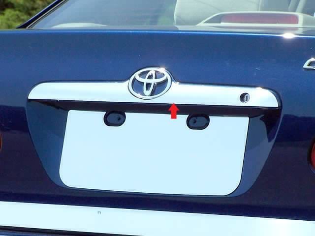 TOYOTA COROLLA 4dr QAA Stainless 1pcs License Plate Bar Accent LB24112