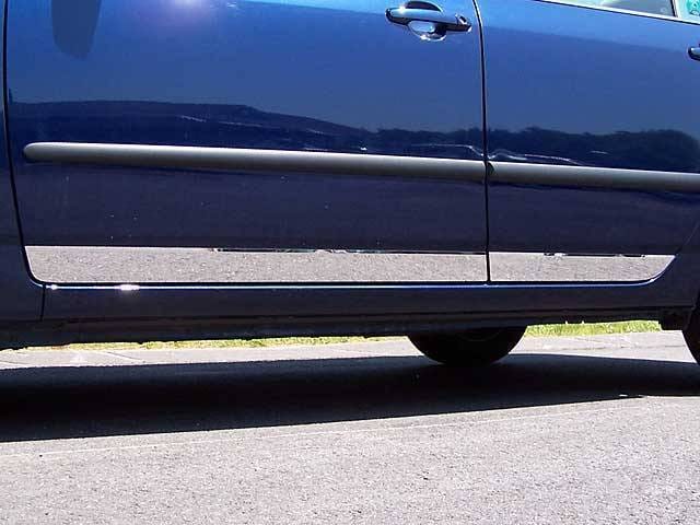 TOYOTA COROLLA 4dr QAA Stainless 4pcs Rocker Panel Trim TH24113