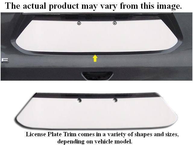 CADILLAC XLR 2dr QAA Stainless 1pcs License Plate Bezel LP44230
