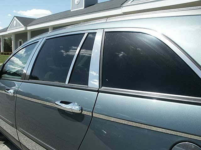 CHRYSLER PACIFICA 4dr QAA Stainless 14pcs Window Accent Package WP44750