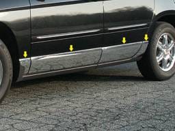 CHRYSLER PACIFICA 4dr QAA Stainless 8pcs Rocker Panel Trim TH44751