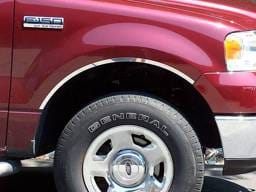 FORD F-150 2/4dr QAA Stainless 4pcs Wheel Well Accent WQ44308