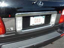 LEXUS LX470 4dr QAA Stainless 2pcs Trunk Accent Trim TP24120