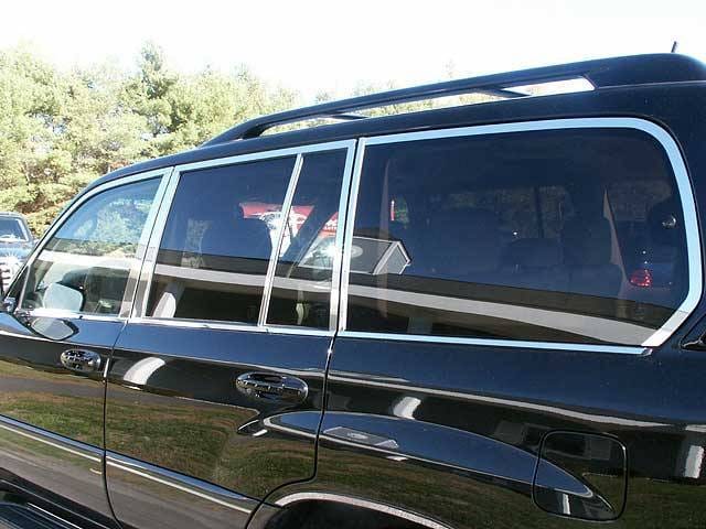 LEXUS LX470 4dr QAA Stainless 18pcs Window Accent Package WP24120