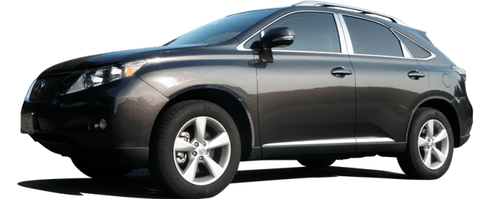 LEXUS RX400h 4dr QAA Stainless 6pcs Pillar Trim PP24125 thumbnail 2