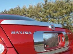 Fits Nissan MAXIMA 4dr QAA Stainless 1pcs Spoiler Accent SP24540