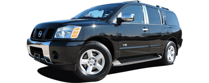 Fits Nissan ARMADA 4dr QAA Chrome ABS 6pcs Door Handle Cover DH24528 thumbnail 2
