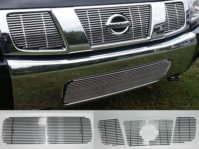 Fits Nissan TITAN 2/4dr QAA 4pcs Grille Accent SGB24523