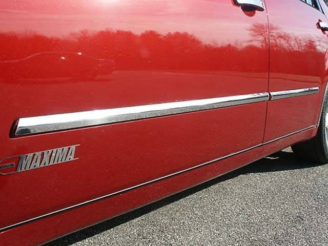 Fits Nissan MAXIMA 4dr QAA Stainless 4pcs Rocker Panel Trim TH24540