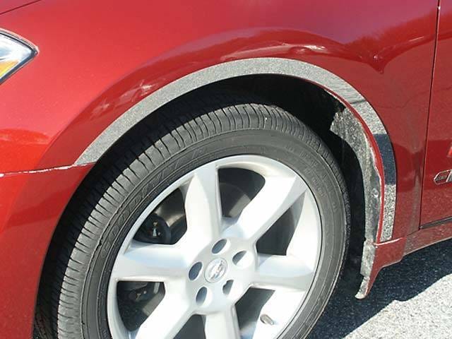 Fits Nissan MAXIMA 4dr QAA Stainless 4pcs Wheel Well Accent WQ24540