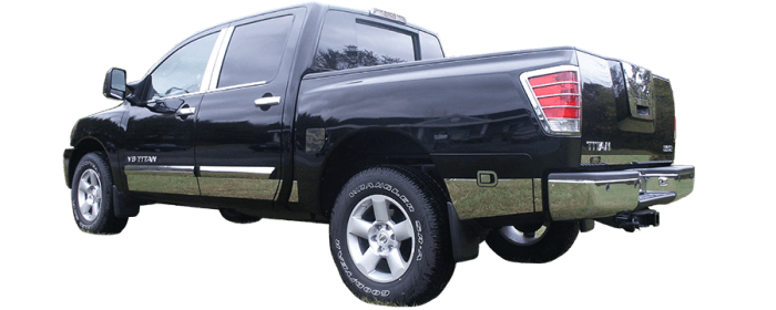 Fits Nissan TITAN 2dr QAA Stainless 10pcs Rocker Panel Trim TH24524 thumbnail 3