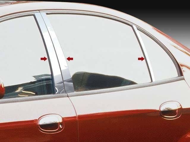SUZUKI VERONA 4dr QAA Stainless 6pcs Pillar Trim PP24371