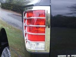Fits Nissan TITAN 2/4dr QAA Chrome ABS 2pcs Tail Light Bezels TL24515