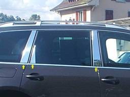 VOLKSWAGEN TOUAREG Crew Cab QAA Stainless 6pcs Pillar Trim PP24641