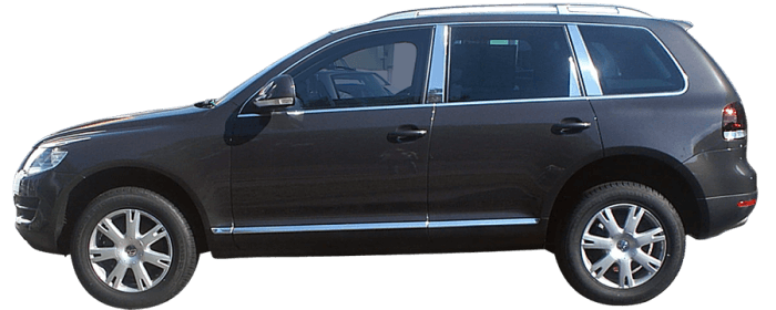 VOLKSWAGEN TOUAREG Crew Cab QAA Stainless 6pcs Pillar Trim PP24641 thumbnail 3