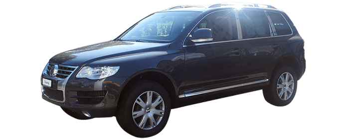 VOLKSWAGEN TOUAREG 4dr QAA Stainless 6pcs Rocker Panel Trim TH24640 thumbnail 2