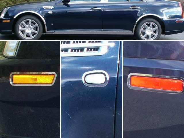 CADILLAC STS 4dr QAA Stainless 6pcs Marker Light Accent ML45236