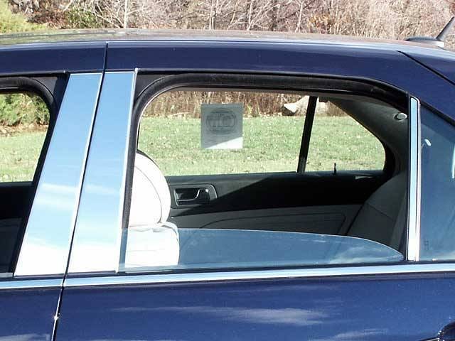 CADILLAC STS 4dr QAA Stainless 6pcs Pillar Trim PP45237