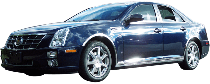 CADILLAC STS 4dr QAA Stainless 6pcs Rocker Panel Trim TH45237 thumbnail 2