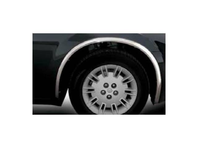 CHRYSLER 300 4dr QAA Molded Stainless 4pcs Wheel Well Fender Trim WZ45766 thumbnail 4