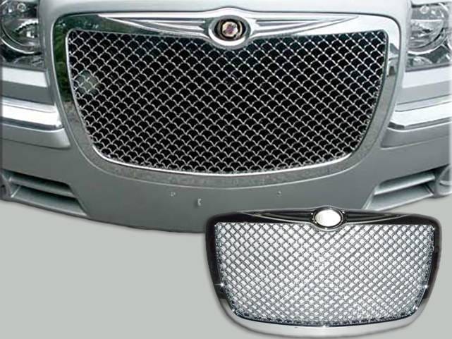 CHRYSLER 300 4dr QAA Chrome ABS plastic 1pcs Grille Accent SGB45765