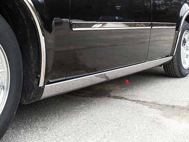 CHRYSLER 300 4dr QAA Stainless 4pcs Rocker Panel Trim TH45765 thumbnail 4