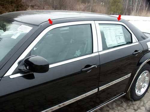 CHRYSLER 300 4dr QAA Stainless 4pcs Window Accent Package WP45765