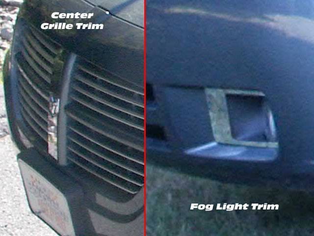 DODGE MAGNUM 4dr QAA Stainless 4pcs Front Bumper Accent FP45920
