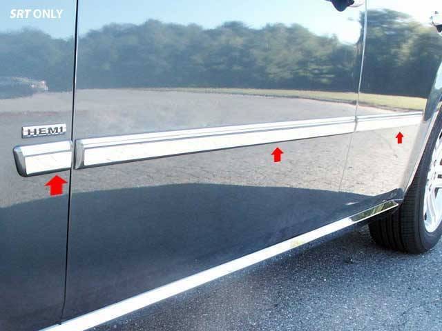 DODGE MAGNUM 4dr QAA Stainless 6pcs Rocker Panel Trim TH45922
