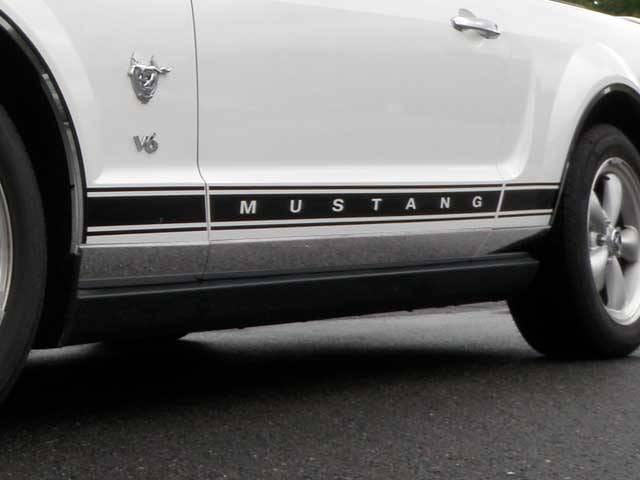 FORD MUSTANG 2dr QAA Stainless 6pcs Rocker Panel Trim TH45351