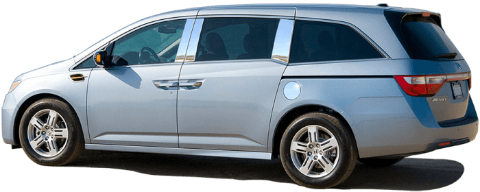 HONDA ODYSSEY 4dr QAA Stainless 6pcs Pillar Trim PP25246 thumbnail 5