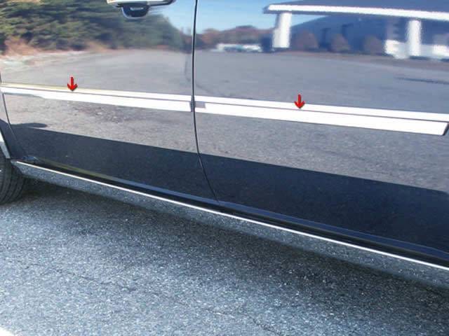 FORD FIVE HUNDRED 4dr QAA Stainless 4pcs Rocker Panel Trim TH45370