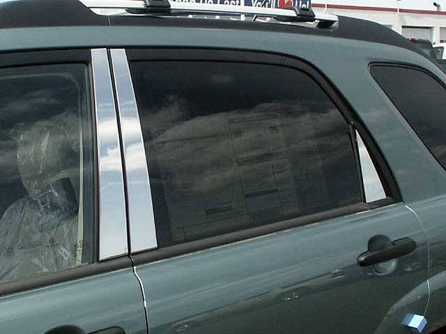 KIA SPORTAGE 4dr QAA Stainless 6pcs Pillar Trim PP28836
