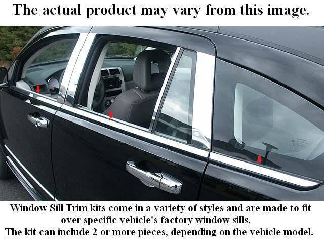 SUBARU LEGACY 4dr QAA Stainless 4pcs Window Sill Accent WS25445