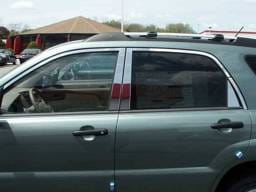 KIA SPORTAGE 4dr QAA Stainless 12pcs Window Accent Package WP28835