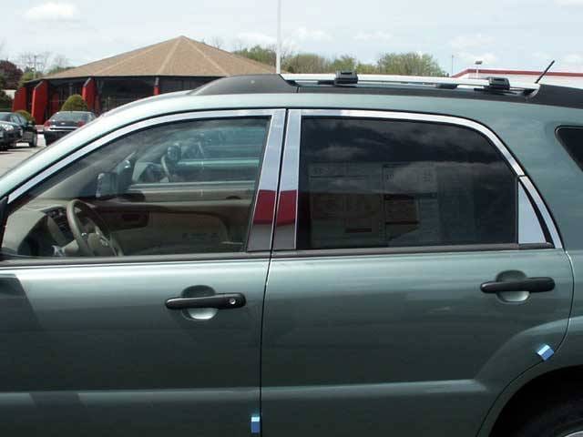 KIA SPORTAGE 4dr QAA Stainless 12pcs Window Accent Package WP28835